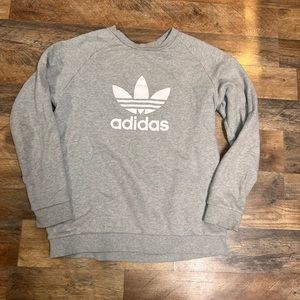 Gray Adidas Sweatshirt